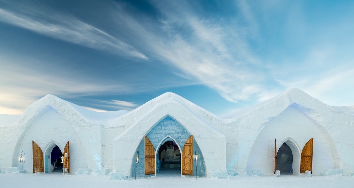 000home The most romantic marriage proposal in a snow igloo overlooking the Dolomites