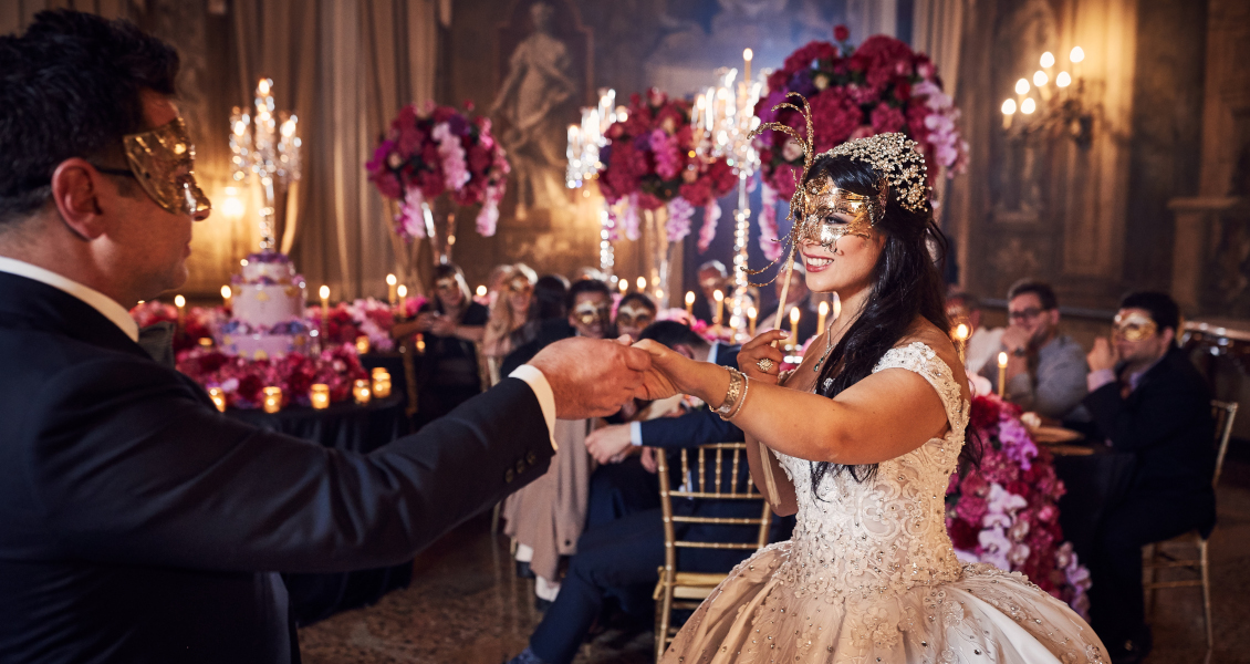 000 Luxury wedding in a private palace in Venice