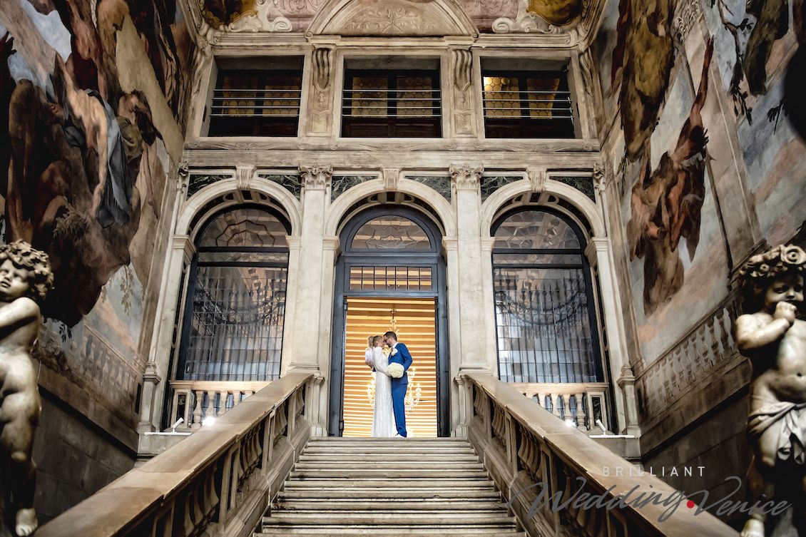 002 The marvellous wedding in Venice in a historical Venetian Palazzo