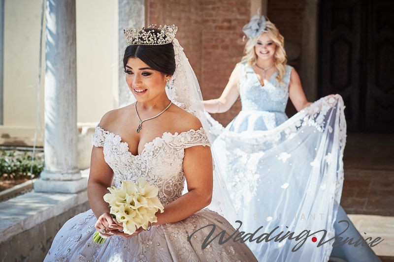Wedding san lazzaro armeni island Venice: bridal bouquet