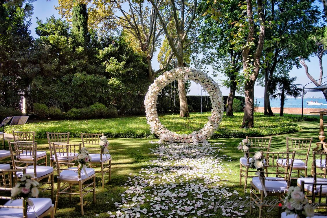tst getting married in a flower garden venice