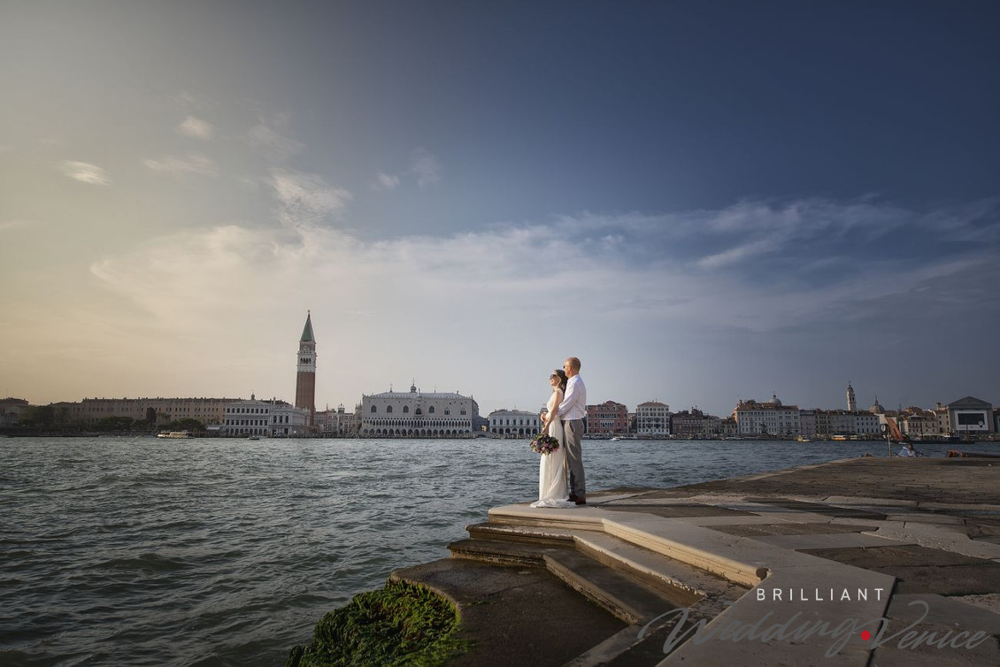 Getting married in Venice Italy on a beautiful terrace