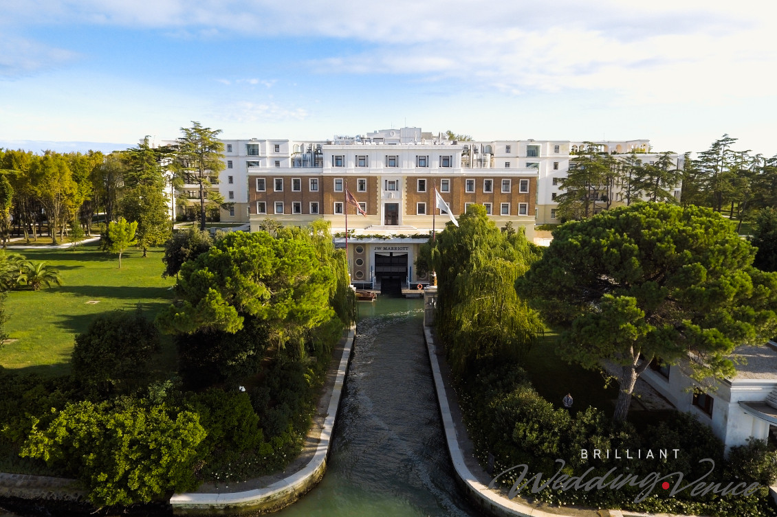 Intimate wedding at JW Marriott Venice Italy